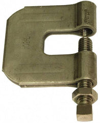 Empire - 3/4" Max Flange Thickness, 3/4" Rod C-Clamp with Locknut - 630 Lb Capacity, 304 Stainless Steel - Strong Tooling