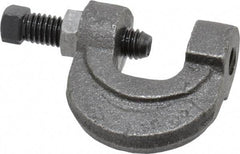 Empire - 3/4" Max Flange Thickness, 3/8" Rod C-Clamp with Locknut - 400 Lb Capacity, Ductile Iron - Strong Tooling