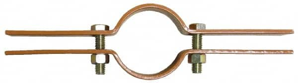 Empire - 2-1/2" Pipe, Copper Plated Riser Clamp - 400 Lb Capacity, Carbon Steel - Strong Tooling