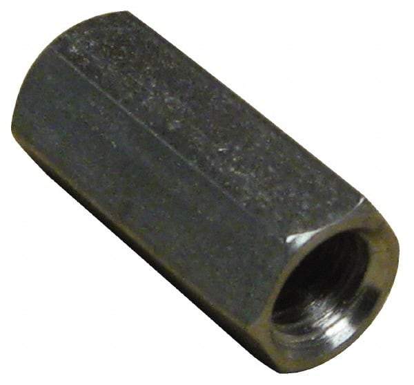 Empire - 5/8-11 Thread, 2-1/8" OAL Stainless Steel Standard Coupling Nut - Uncoated - Strong Tooling