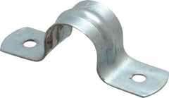 Empire - 1/2 Pipe, Carbon Steel, Galvanized Pipe, Conduit or Tube Strap - 2 Mounting Holes - Strong Tooling