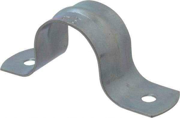 Empire - 3/4 Pipe, Carbon Steel, Galvanized Pipe, Conduit or Tube Strap - 2 Mounting Holes - Strong Tooling