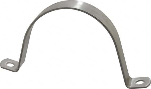 Empire - 4 Pipe, Grade 304 Stainless Steel, Pipe, Conduit or Tube Strap - 2 Mounting Holes - Strong Tooling