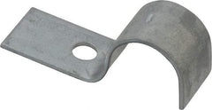 Empire - 1/2" Pipe, Carbon Steel, Electro Galvanized" Pipe or Conduit Strap - 1 Mounting Hole - Strong Tooling