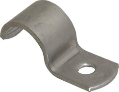 Empire - 1/2" Pipe, Grade 304 Stainless Steel," Pipe or Conduit Strap - 1 Mounting Hole - Strong Tooling