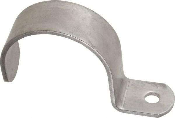 Empire - 2" Pipe, Grade 304 Stainless Steel," Pipe or Conduit Strap - 1 Mounting Hole - Strong Tooling