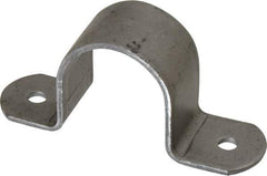 Empire - 1-1/4 Pipe, Carbon Steel, Pipe or Tube Strap - 2 Mounting Holes - Strong Tooling