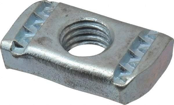 Empire - 1/2" Rod, Electro Galvanized Carbon Steel Strut Nut - Used for Attaching Hanger Rod or Other Accessories to Strut - Strong Tooling