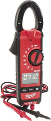 Milwaukee Tool - 2236-20, CAT III, Digital True RMS Clamp Meter with 1.3" Clamp On Jaws - 600 VAC/VDC, 600 AC/DC Amps, Measures Voltage, Capacitance, Continuity, Current, Resistance, Temperature - Strong Tooling