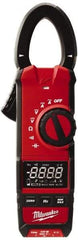 Milwaukee Tool - 2237-20, CAT III, Digital True RMS Clamp Meter with 1.3" Clamp On Jaws - 600 VAC/VDC, 600 AC/DC Amps, Measures Voltage, Capacitance, Continuity, Current, Resistance - Strong Tooling