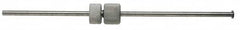 Made in USA - Satin Chrome, Micrometer Groove Checker - 6 Inch Overall Length, 1/8 Inch Rod Diameter, For Use with Starrett 440 Groove Depth Gages - Strong Tooling