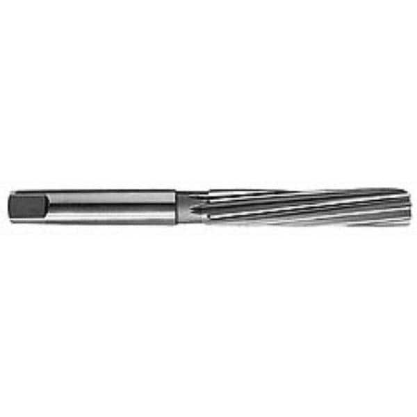 Made in USA - 3/32" Diam, Straight Shank, 1-1/4" Flute, Hand Reamer - Strong Tooling