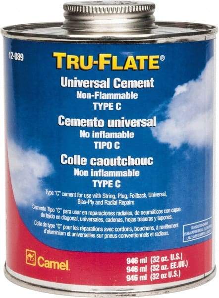 Schrader/Plews - 1 Qt. Cement - For Tire Repair - Strong Tooling