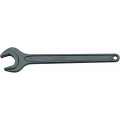 Open End Wrench: Single End Head, 19 mm 15 ° Head Angle, Vanadium Steel, Manganese Phosphate Finish