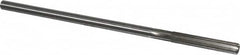 Made in USA - Letter H High Speed Steel 6 Flute Chucking Reamer - Straight Flute, 1/4" Straight Shank, 1-1/2" Flute Length, 6" OAL - Strong Tooling