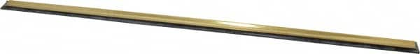 Unger - 22" Rubber Blade Window Washer/Squeegee - Black, Brass Holder - Strong Tooling