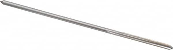 Interstate - #44 High Speed Steel 4 Flute Chucking Reamer - Straight Flute, 0.081" Straight Shank, 3/4" Flute Length, 3" OAL - Strong Tooling