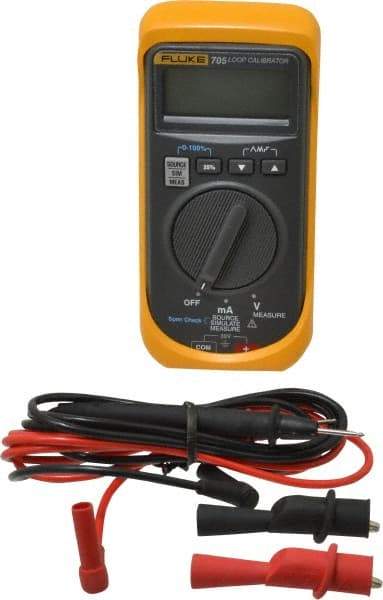 Fluke - 0 VDC to 28 VDC, Current Calibrator - +/-0.025% Basic DC Accuracy, 9V Power Supply - Strong Tooling