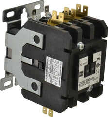 Eaton Cutler-Hammer - 3 Pole, 50 Amp Inductive Load, 110 to 120 Coil VAC at 50/60 Hz, Nonreversible Definite Purpose Contactor - Exact Industrial Supply