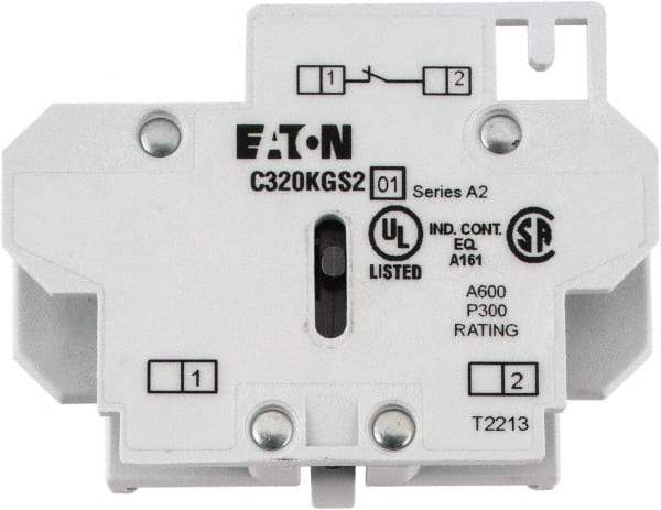 Eaton Cutler-Hammer - Starter Auxiliary Contact - For Use with 10-60A Contactors - Strong Tooling