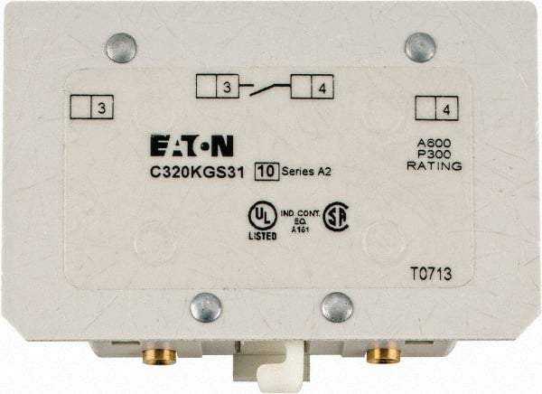 Eaton Cutler-Hammer - Starter Auxiliary Contact - For Use with 100-400A Contactors - Strong Tooling