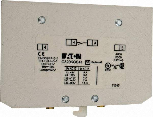 Eaton Cutler-Hammer - Starter Auxiliary Contact - For Use with 100-400A Contactors - Strong Tooling