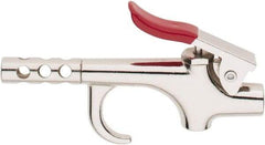 Value Collection - 145 Max psi Safety Booster Thumb Lever Blow Gun - 1/4 NPT, 3" Tube Length, Chrome Plated Zinc - Strong Tooling