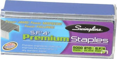 Swingline - 1/4" Leg Length, Galvanized/Low-Carbon Steel Standard Staples - 25 Sheet Capacity, For Use with 210 Full Strip Standard Staplers - Strong Tooling