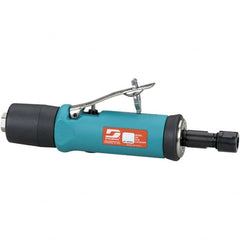 Dynabrade - 1/4" Collet, Straight Handle, Air Straight Die Grinder - 15,000 RPM, Rear Exhaust, 24 CFM, 0.5 hp, 90 psi, 1/4 NPT Inlet - Strong Tooling