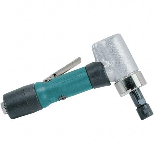 Dynabrade - 1/4" Collet, Angle Handle, Air Angle Die Grinder - 20,000 RPM, Rear Exhaust, 37 CFM, 0.7 hp, 90 psi, 1/4 NPT Inlet - Strong Tooling