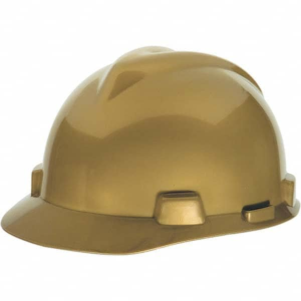 MSA - ANSI Type I Class E 4-Point Pin Lock Short Brim Hard Hat - Strong Tooling