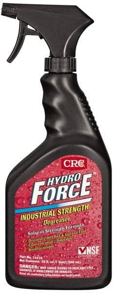 CRC - 32 oz Spray Bottle Cleaner/Degreaser - Liquid, Concentrated, Unscented - Strong Tooling