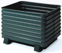 Steel King - 33-1/2" Long x 41-1/2" Wide x 28-1/2" High Steel Bin-Style Bulk Container - 4,000 Lb. Load Capacity - Strong Tooling