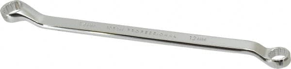 Proto - 12mm x 14mm 12 Point Offset Box Wrench - Double End, 9-1/16" OAL, Steel, Polished Finish, 7.5° Offset - Strong Tooling