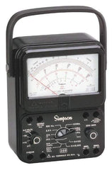 Simpson Electric - 12389, 1,000 VAC/VDC, Analog Manual Ranging Multimeter - 20 mOhm, Measures Voltage, Current, Resistance - Strong Tooling