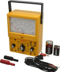 Simpson Electric - 12395, 1,000 VAC/VDC, Analog Manual Ranging Multimeter - 20 mOhm, Measures Voltage, Current, Resistance - Strong Tooling