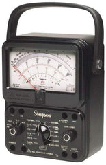 Simpson Electric - 12226, 1,000 VAC/VDC, Analog Manual Ranging Multimeter - 20 mOhm, Measures Voltage, Current, Resistance - Strong Tooling