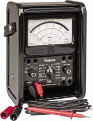 Simpson Electric - 12227, 1,000 VAC/VDC, Analog Manual Ranging Multimeter - 20 mOhm, Measures Voltage, Current, Resistance - Strong Tooling