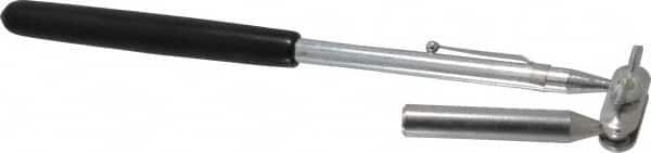 General - 8-3/4" Long Magnetic Retrieving Tool - 2 Lb Max Pull, 1/4" Head Diam, Nickel Plated Steel - Strong Tooling