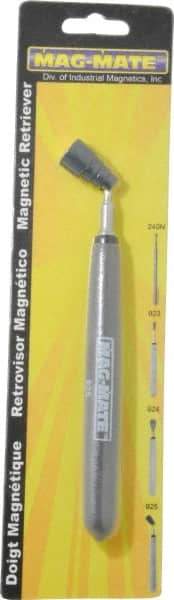 Mag-Mate - 32" Long Magnetic Retrieving Tool - 14 Lb Max Pull, 6-1/2" Collapsed Length, 5/8" Head Diam - Strong Tooling