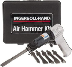 Ingersoll-Rand - 3,000 BPM, 2.28 Inch Long Stroke, Pneumatic Chiseling Hammer - 15 CFM Air Consumption, 1/4 NPTF Inlet - Strong Tooling