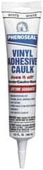 DAP - 5.5 oz Cartridge White Acrylic & Latex Caulk - 180°F Max Operating Temp, 30 min Tack Free Dry Time - Strong Tooling