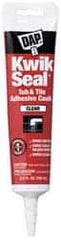 DAP - 5.5 oz Tube Clear Acrylic & Latex Caulk - -20 to 150°F Operating Temp, 15 min Tack Free Dry Time, 36 hr Full Cure Time - Strong Tooling