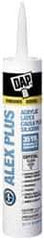 DAP - 10.1 oz Cartridge Clear Acrylic & Latex Caulk - -20 to 180°F Operating Temp, 30 min Tack Free Dry Time - Strong Tooling