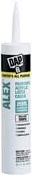 DAP - 10.1 oz Cartridge White Acrylic & Latex Caulk - -20 to 180°F Operating Temp, 30 min Tack Free Dry Time - Strong Tooling