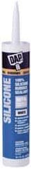 DAP - 10.1 oz Tube White RTV Silicone Joint Sealant - -40 to 400°F Operating Temp, 10 to 20 min Tack Free Dry Time, 24 hr Full Cure Time - Strong Tooling