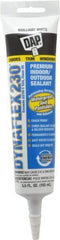 DAP - 5.5 oz Tube White Acrylic & Latex Caulk - -30 to 180°F Operating Temp, 30 min Tack Free Dry Time - Strong Tooling