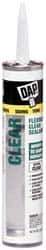 DAP - 10.1 oz Cartridge Clear Butyl Rubber Caulk - -30 to 200°F Operating Temp, 10 min Tack Free Dry Time - Strong Tooling