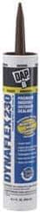 DAP - 10.1 oz Cartridge Brown Acrylic & Latex Caulk - -30 to 180°F Operating Temp, 30 min Tack Free Dry Time - Strong Tooling