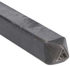 Made in USA - 3/16 Inch Character Size, Z within a Triangle, Code Stamp - Steel - Strong Tooling